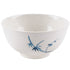 Thunder Group Blue Bamboo Round Melamine Rice Bowl - 12/Pack