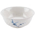 Thunder Group Round Swirl Melamine Bowl, Blue Bamboo - 12/Pack