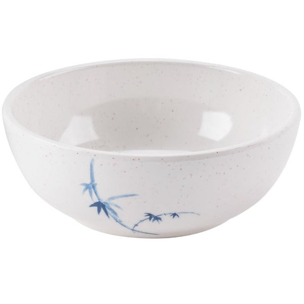 Thunder Group 3001BB Blue Bamboo 10 oz. Round Melamine Bowl - 12/Pack