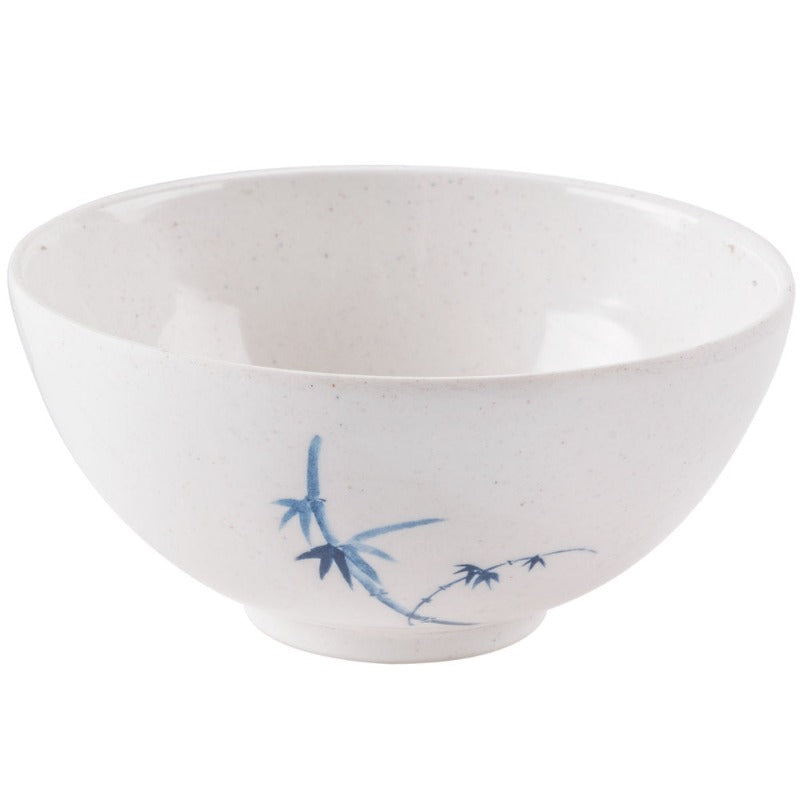 Thunder Group 3006BB Blue Bamboo 9 oz. Round Melamine Soup Bowl - 12/Pack