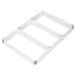 MFG Tray (176213-1537) 2" High 3-Section Fiberglass Sheet Pan Extender for 18" x 26" Pan