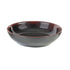 Thunder Group 3955TM Tenmoku Black 9 oz. Melamine Bowl (Flat) - 12/Pack