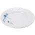 Thunder Group Curved Rim Melamine Plate, Blue Bamboo - 12/Pack