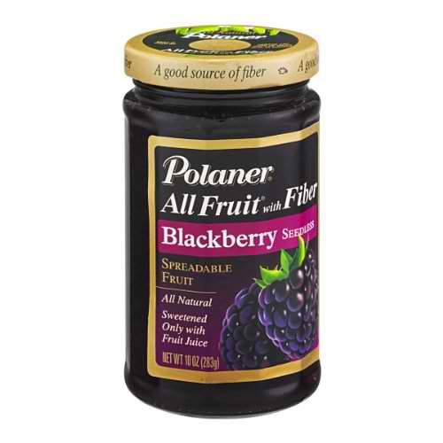 Polaner All Fruit with Fiber Blackberry Seedless Spreadable Fruit 10 oz