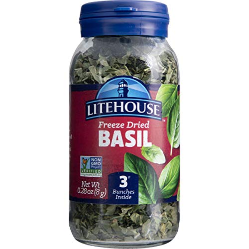 Litehouse Freeze Dried Basil, 0.28 Ounce, 4-Pack