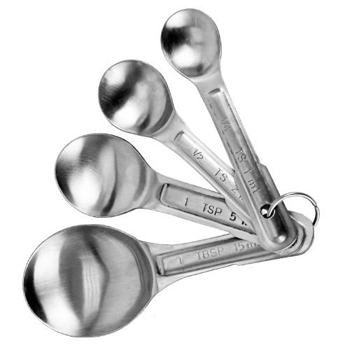 Thunder Group Stainless Steel Measuring Spoon Set