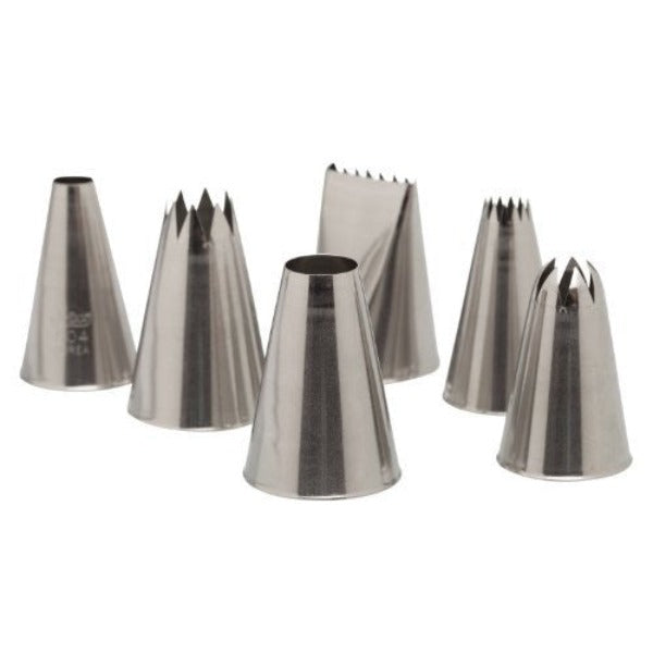 Ateco 6-Piece Pastry Tube and Tips Set