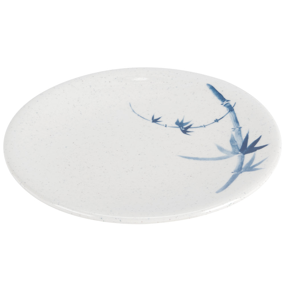 Thunder Group 1360BB 5 7/8" Melamine Plate, Blue Bamboo - 12/Pack