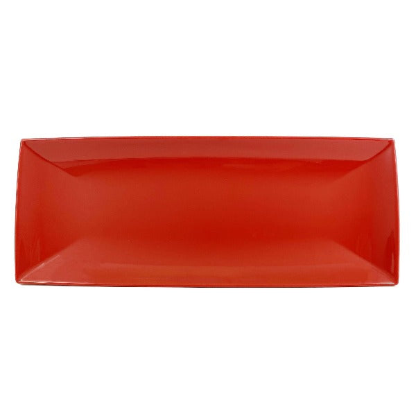 Thunder Group 20" x 8" Rectangular Melamine Tray - 12/Pack