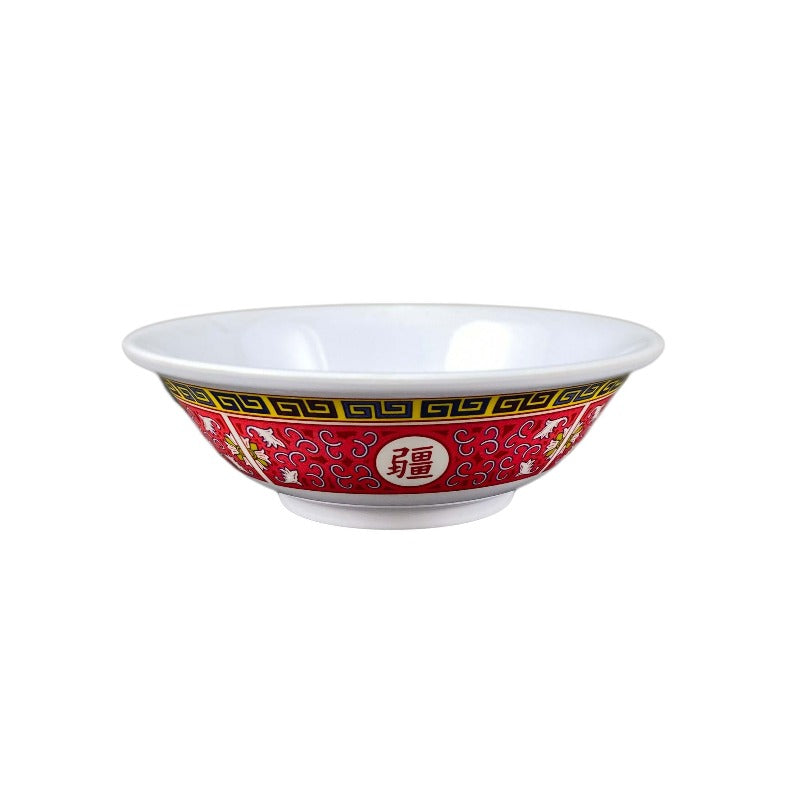 Thunder Group Round Melamine Rimless Bowl, Longevity - 12/Pack