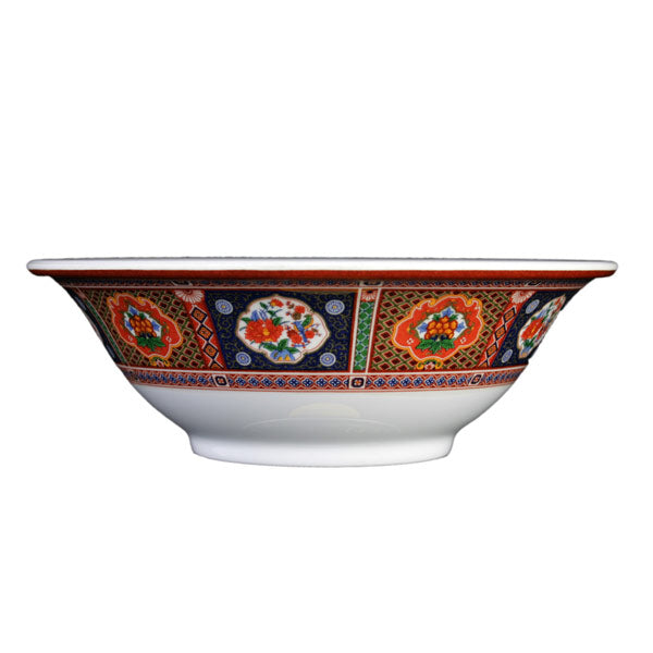 Thunder Group Round Melamine Deep Bowl, Peacock - 12/Pack