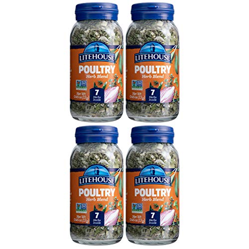 Litehouse Freeze Dried Poultry Herb Blend, 0.46 Ounce, 4-Pack