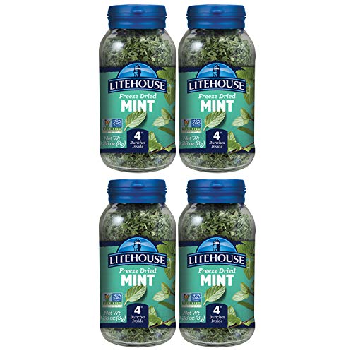 Litehouse Freeze Dried Mint, 0.28 Ounce, 4-Pack