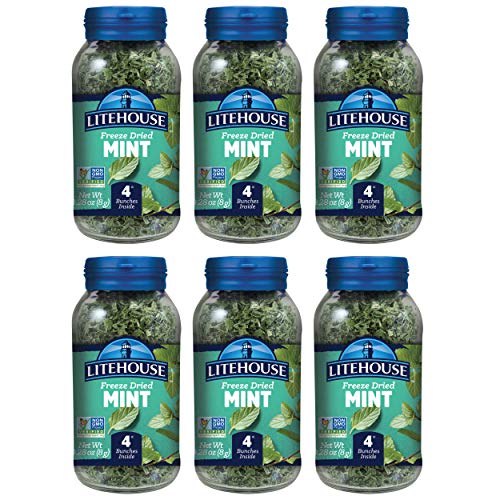 Litehouse Freeze Dried Mint, 0.28 Ounce, 4-Pack