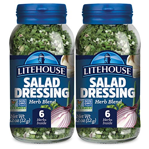 Litehouse Freeze Dried Salad Dressing Herb Blend, 0.42 Ounce, 2-Pack