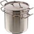 Update International (SDB-08) 8 Qt Induction Ready Stainless Steel Double Boiler w/Cover