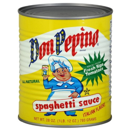 Don Pepino Sauce, Spaghetti, 28-Ounce (Pack of 6)