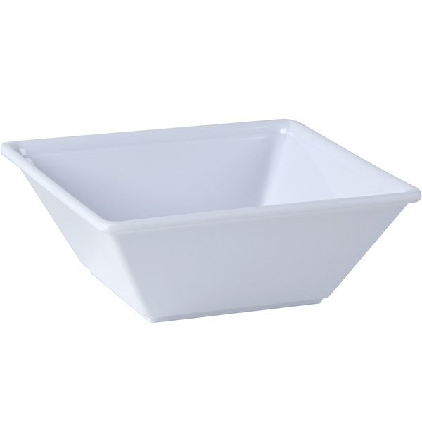 Thunder Group 6" x 6" Square 23 oz. Melamine Bowl