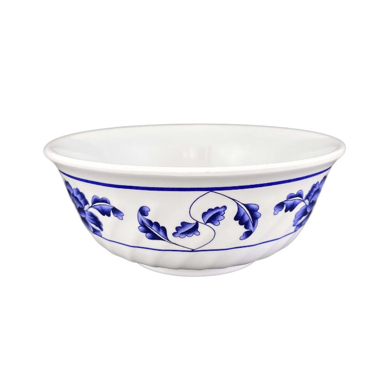 Thunder Group Round Swirl Melamine Bowl, Lotus - 12/Pack