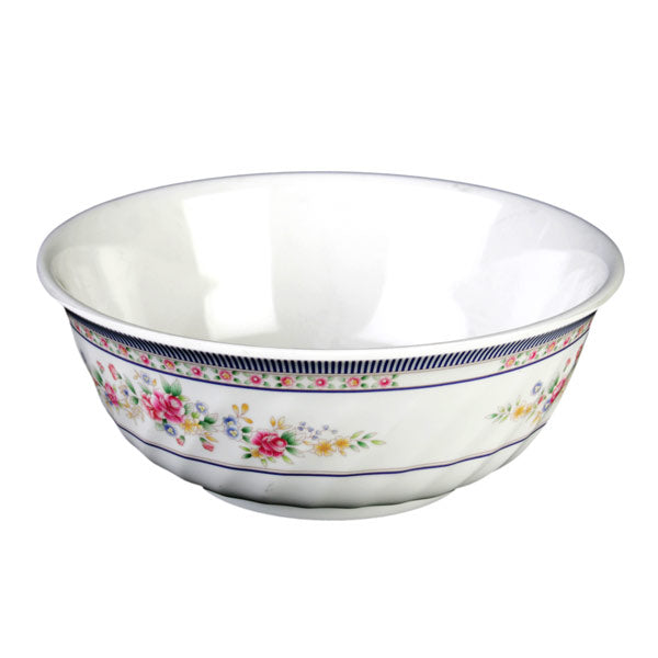 Thunder Group Round Swirl Melamine Bowl, Rose - 12/Pack