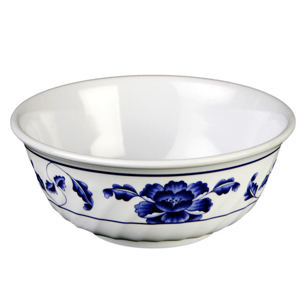 Thunder Group Round Swirl Melamine Bowl, Lotus - 12/Pack