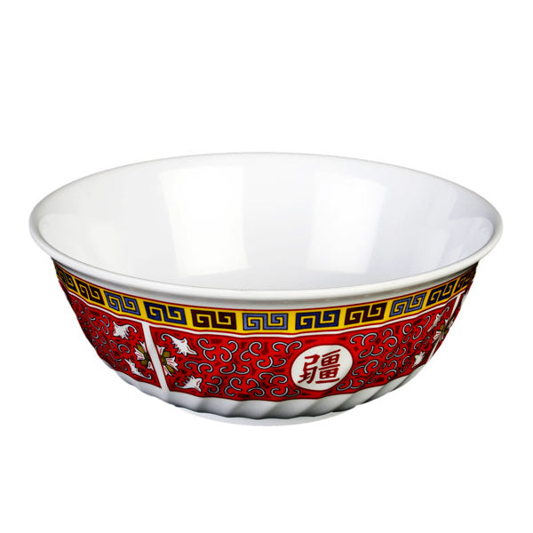 Thunder Group Round Swirl Melamine Bowl, Longevity - 12/Pack