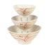 Thunder Group 5780 Gold Orchid 32 oz. Melamine Soup Bowl - 12/Pack