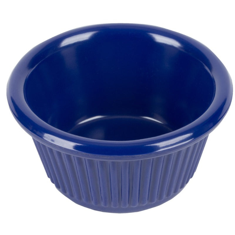 Thunder Group 2 oz. Fluted Melamine Ramekin - 12/Pack