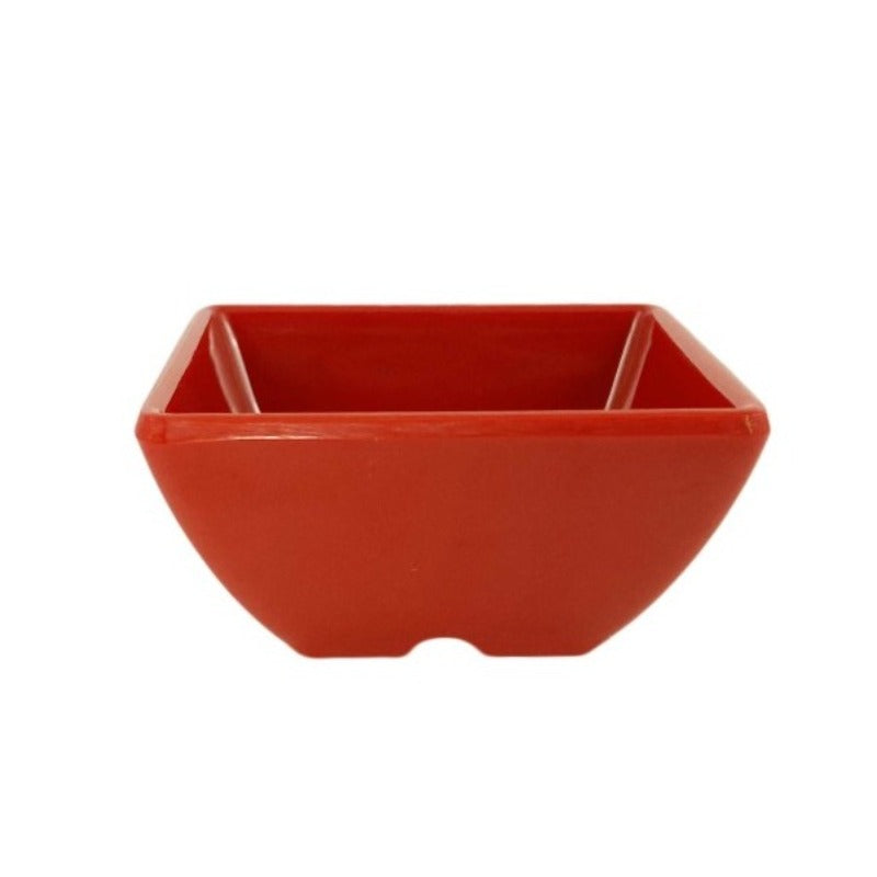 Thunder Group 2 1/2 oz. Square Melamine Bowl - 12/Pack