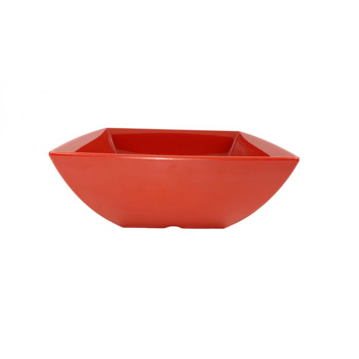 Thunder Group 90 oz. Square Melamine Bowl - 12/Pack