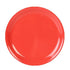 Thunder Group Orange Narrow Rim Melamine Plate - 12/Pack