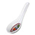 Thunder Group 7003P Peacock 3/4 oz. Melamine Won Ton Soup Spoon - 12 Pieces