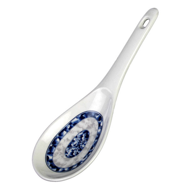 Thunder Group 7005DL Blue Dragon 1.5 oz Melamine Rice Ladle - 12/Pack