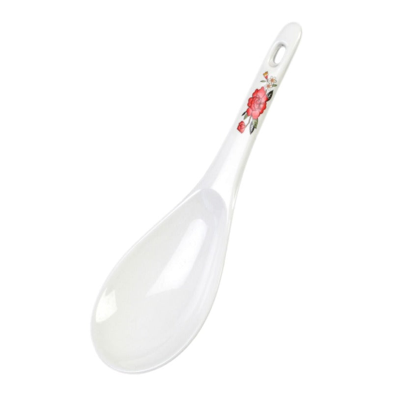 Thunder Group 7005TL Thailand Pattern 1.5 oz. Melamine Rice Ladle - 12 Pieces