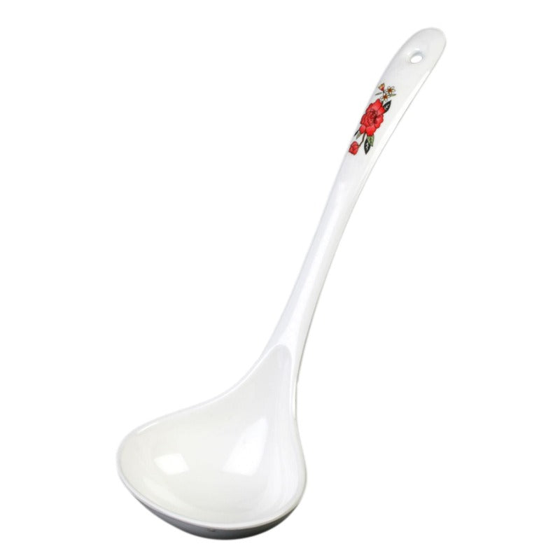 Thunder Group 7006TL Thailand Pattern 2.5 oz. Melamine Soup Ladle - 12 Pieces