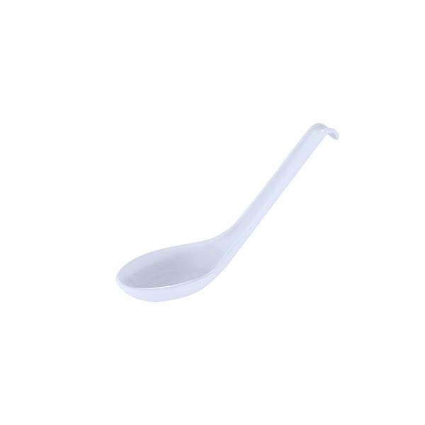 Thunder Group 7200TW 0.6 oz. Melamine Soup Spoon, Imperial - 12 Pieces