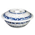 Thunder Group Melamine Serving Bowl With Lid, Blue Dragon