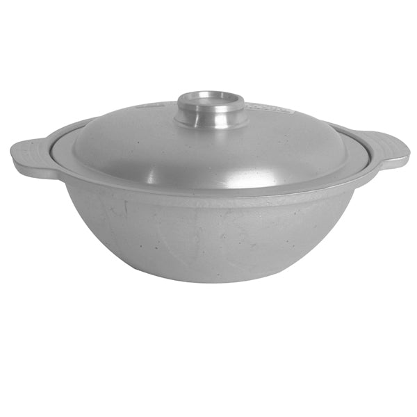 Thunder Group Aluminum Sam Bai Wok with Lid