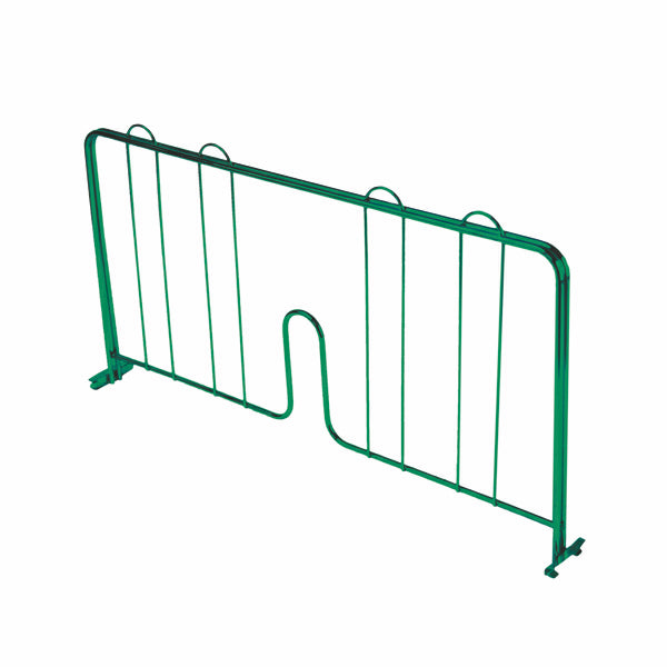 Thunder Group Pressure-Fit Shelf Divider, Green Epoxy