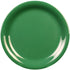 Thunder Group Green Narrow Rim Melamine Plate - 12/Pack