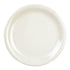 Thunder Group Ivory Narrow Rim Melamine Plate - 12/Pack