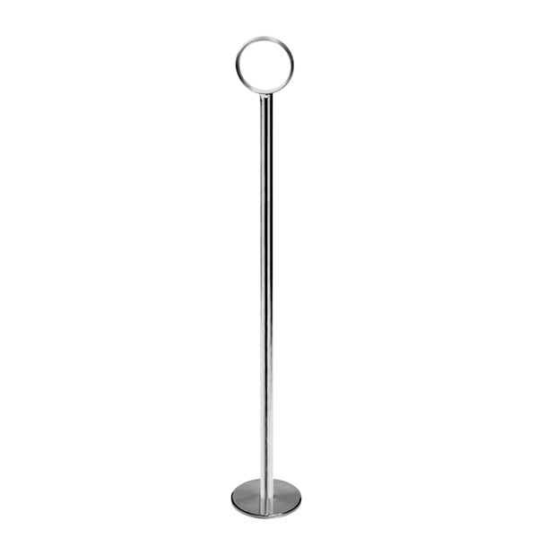 Thunder Group CRTCH008 8" Chrome Table Card Holder