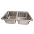 BK Resources (DDI2-14161024) 2 Compartment Drop-In Sink 14X16X10D