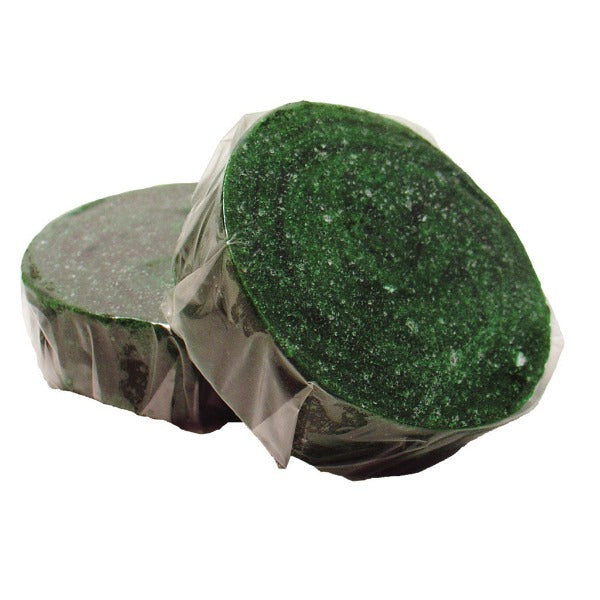 Royal Industries (DEOD BLK ENZYM TBXL) Enzymatic Urinal Block, 4.2 oz Green-Herbal Mint - 12 Each Per Box