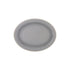 Thunder Group Oval Gray Melamine Platter, Graham - 12/Pack