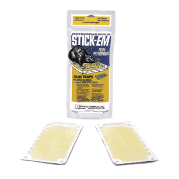 (JT 111-24) Stick-Em Glue Trap, 10" x 5" - 24/Case