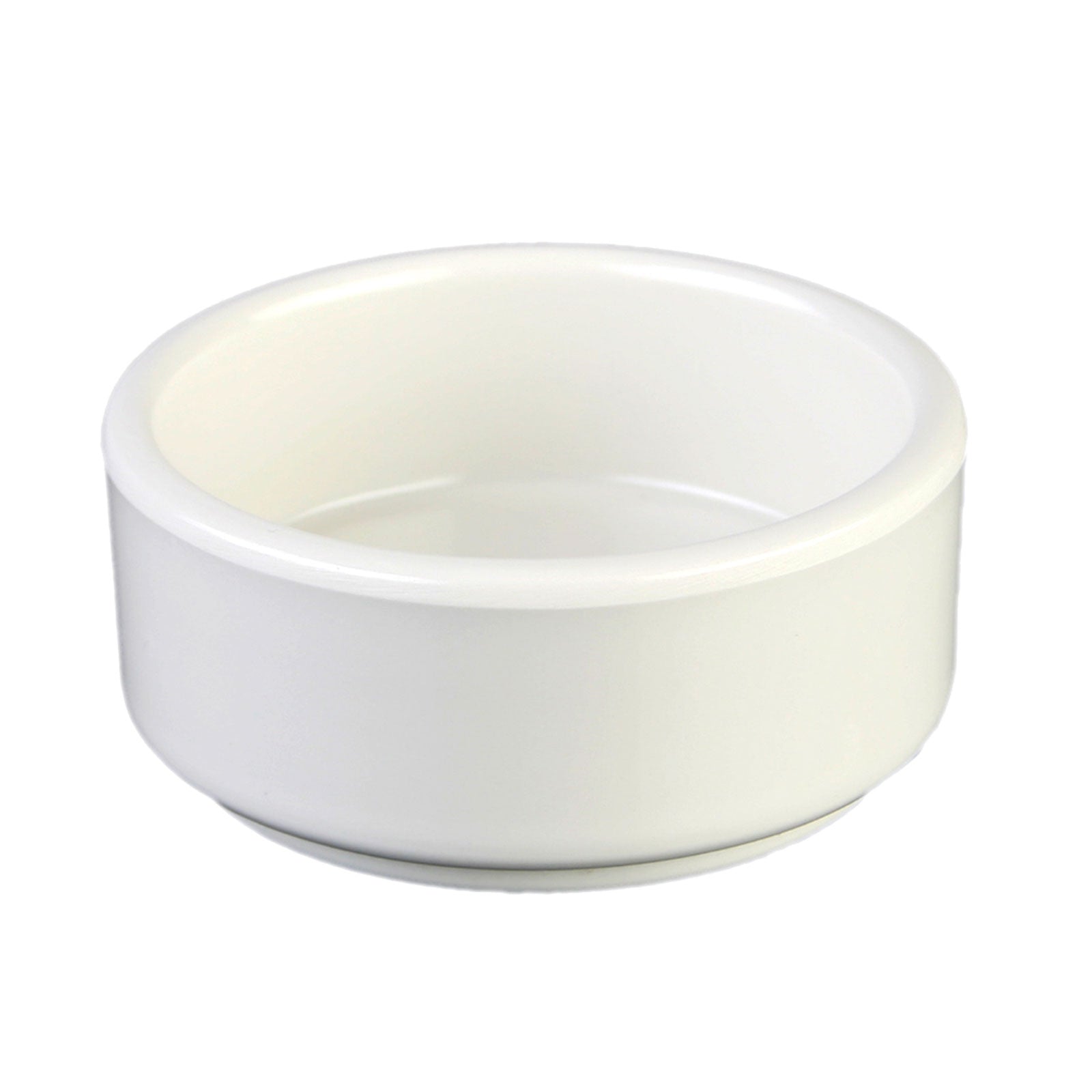 Thunder Group ML350B1 2 oz. Smooth Melamine Ramekin (Heavy Duty Bone) - 12/Pack