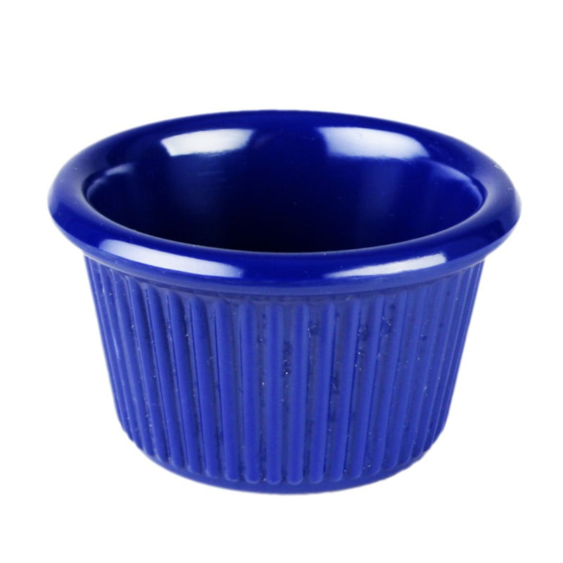 Thunder Group 1.5 oz. Fluted Melamine Ramekin - 12/Pack