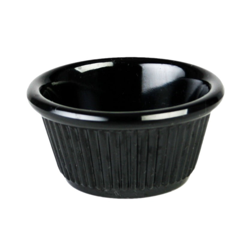 Thunder Group 2 oz. Fluted Melamine Ramekin - 12/Pack