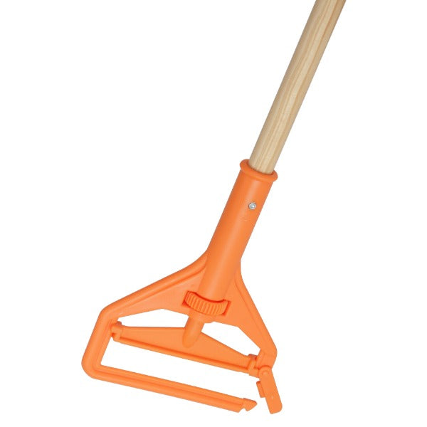 Royal Industries (MOP STK SSL WD) Orange Side Load Mopstick, Wood Handle